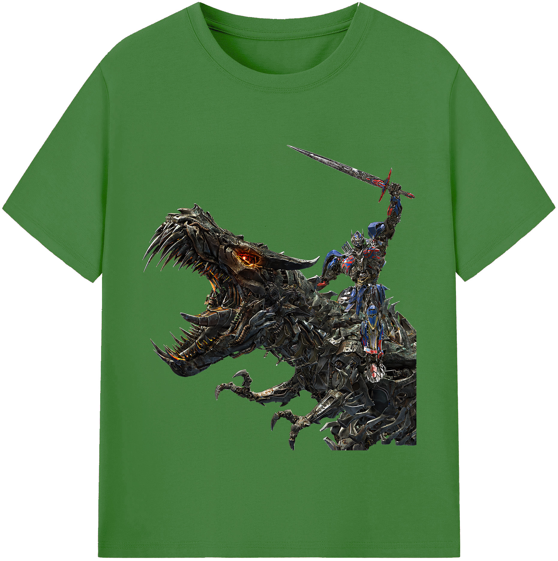 （画像用） Transformers トランスフォーマー レディースカジュアルプリントTシャツ（綿100％）